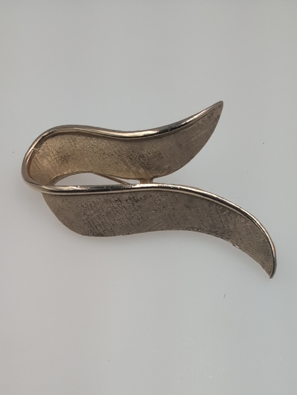 Kramer Sculptural Gold-Tone Wave Brooch - Women Jewelry